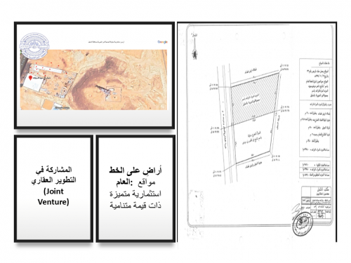 الاستثمار أرض الخط العام